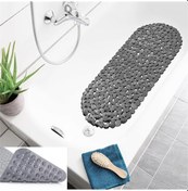 Resim HomeCare J.Stone Design GRİ 33 Vantuzlu Banyo Duş Kaydırmaz Pasp HomeCare