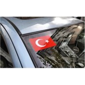 Resim Türk Bayrağı Ön Cam Üst Köşe 1 Adet 12*8 cm 