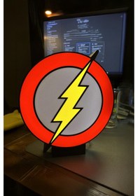 Resim The Flash Dekoratif Aydınlatma Led Gece Lambası Beyaz 
