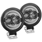 Resim Ulzyvf 2 Adet 120w Süper Parlak Led Araç Farı, 18000lm Spot, Su Geçirmez, Atv/motosiklet İçin Siyah Siyah 