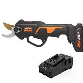 Resim Worx WG330E 20Volt 2.0A Li-ion Tek Akülü Profesyonel Kömürsüz Dal Budama Makası 