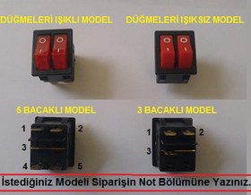 Resim Uğur Davul Fırın ikili Açma/Kapama Anahtarı-Çalıştırma Şalteri 
