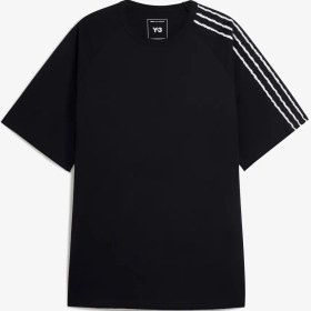 Resim Raw Edge 3-Stripes Tee 'Black' 