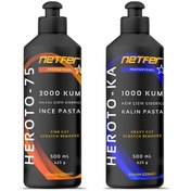 Resim Netfer 2'li İnce Kalın Pasta Set - 2x500 Ml 