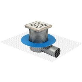 Resim Sukar Line-10 10X10 Cm Çelik Çerçeveli Süzgeç Q100 Yan Çıkış 