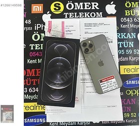 Resim Apple iPhone 12 Pro Max İkinci El TR | 256 GB | Gri 