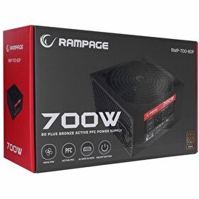 Resim Rampage RMP-700-80P 700 W 80+ Bronz Güç Kaynağı 
