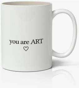 Resim You Are Art Baskılı Kupa Bardak Baskılı Kahve Kupa Bardak 