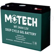 Resim Motech 12V 24AH Deep Cycle Elektrikli Jel Akü 