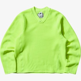 Resim Nike x Stussy Thermal Pullover Sweatshirt 'Neon' 
