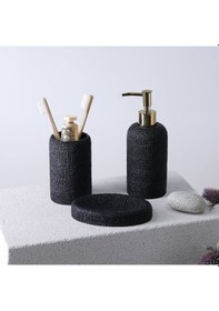 Resim Natural Katı Sabunluk Siyah 