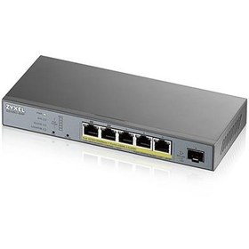 Resim 6port Full Poe GS1350-6HP 60w Yönetilebilir Gigabit Switch Zyxel