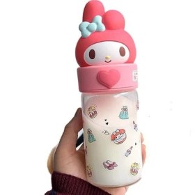 Resim YinQian Boutique Sevimli Kız Cam Kupa Öğrenci Kupa Süper Sevimli Kupalar (Yurt Dışından) 
