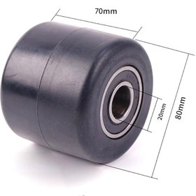 Resim Rolwal Kauçuk 80x70mm Transpalet Tekerleği 