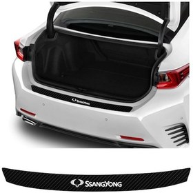 Resim Ssangyong Rexton Arka Tampon Bagaj Koruyucu Sticker 