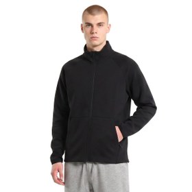 Resim Sportive Elio Full-Zip Erkek Siyah Günlük Stil Eşofman Üstü 26YE0001-SYH 