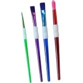 Resim Silikon Fırça Tutacaklı 4 Lü BUBU-FR0003 