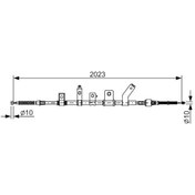 Resim BOSCH 1987482515 El Fren Teli Arka Sol (Mitsubishi : L200 06-14) MN102416 (WH393715) 