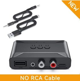 Resim Kebidumei Bluetooth 5.4 Ses Alıcısı - Kablosuz U Disk/rca/3.5mm Aux/usb Müzik Adaptörü - Araç Kiti & Hoparlör 