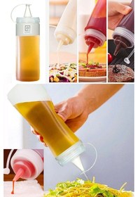 Resim Qniay Qchef Hazırlık Şişesi (1 Adet) Kapaklı Sosluk 400 ML 