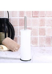 Resim Ksv Metal Beyaz Paslanmaz Wc Tuvalet Fırçası 
