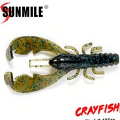 Resim SUNMILE 7.62cm TPE Yumuşak Plastik Karides Yemi - Altın ve Mavi Noktalı Lure ile Siyah, Bass Balıkçılığı İçin İdeal, 8 adet Poşet İçinde, Şükran Günü, Noel, Cadılar Bayramı, Sevgililer Günü, Babalar Günü, Şükran Günü Lure | Gerçekçi Lure | Dayanıklı Balıkçılık Lure 