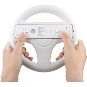 Resim Mufunye Wii İçin Abs Direksiyon Seti - Mario Kart Ve Yarış Oyunları İçin Ergonomik, Hafif, 2 Adet Beyaz Paket 