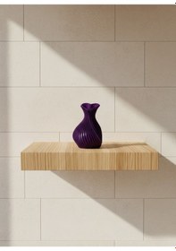 Resim Kalpli Vazo Mor Diğer 