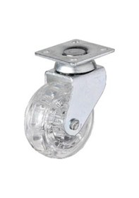 Resim Hts Şeffaf Makaralı Döner Tablalı Mobilya Tekeri Kod 325 