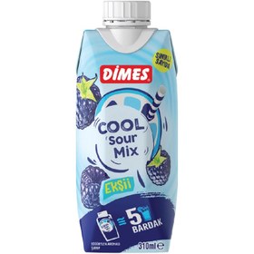 Resim Dimes Cool Sour Böğürtlen Aromalı Meyveli Konsantre İçecek 310 ml 