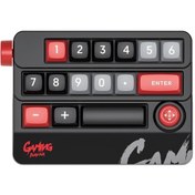 Resim Mkespn Rgb Hot Swap Kablosuz Mekanik Klavye Rocker Knob Programlama Makro Özelleştirilebilir Oyun Klavyesi Kırmızı 