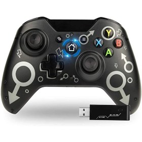 Resim Winex N1 XBox One PC PS3 Siyah Kablosuz Gamepad Joystick Oyun Kolu Winex