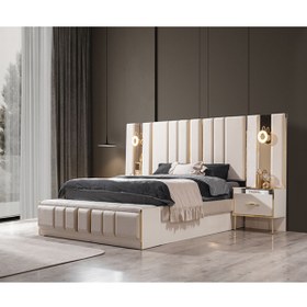 Resim mobilyabazari %100 MDF Alyans Yatak Odası Takımı Komodin 