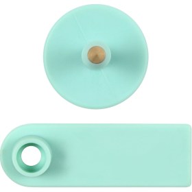 Resim Shineyee Koyun Kulak Etiketi 100 Adet Paket - Yeşil - Kayıp Engellici - Abs Malzeme - İşaretsiz 