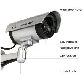 Resim Gece Görüşlü Gerçek Görünümlü Yapay Kamera Sahte Caydırıcı Kamera 