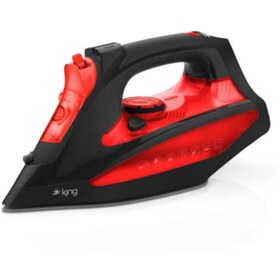 Resim King Osborn 2600W Buharlı Ütü – Kırmızı, Otomatik Kapanma ve Kireç Önleyici Sistem 