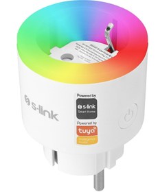 Resim Genel Markalar Sl-03 16a Akım Korumalı Akıllı Priz Rgb Işıklı 2.4 G Wifi Sarfiyat Ölçümleme Tuya Destekli 