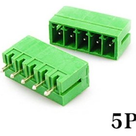 Resim Geçmeli Klemens 5 Pin 3.81mm Erkek 180 Derece 