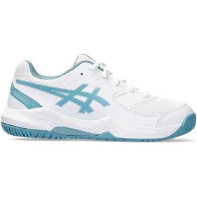 Resim Asics Gel Dedicate 8 Gs Beyaz Çocuk Tenis Ayakkabısı Beyaz 
