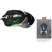 Resim JUNGLEE Led Işıklı Oyuncu Mouse Rgb Game Mouse 2400 Dpi Pg8813 