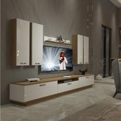 Resim Decoraktiv Trendstyle 8D Mdf Tv Ünitesi Tv Sehpası - Pera - Beyaz 