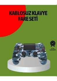 Resim Diğer Ps4 Kablosuz Oyun Kolu Gecikmesiz Bağlantılı Ergonomik Tasarımlı 