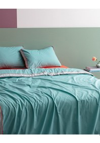 Resim Madame Coco Allure King Size %100 Pamuk Nevresim Takımı - Turkuaz 8684427205136 Yeşil 