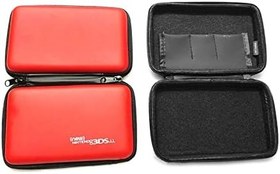 Resim Yeni 3DS 2DS XL LL Taşıma Çantası Kırmızı Renk Değiştirme, Nintendo New3DS 3DSXL 3DSLL DSIXL El Oyun Konsolu, Darbeye Dayanıklı EVA Koruyucu Sert Taşıma Saklama Çantası Yedek Parça 