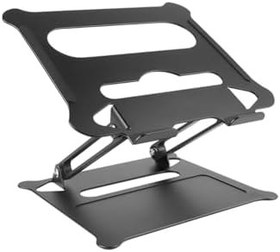 Resim Aliminyum Siyah Ayarlı Laptop Macbook Notebook Yükseltici Tutucu cin273sy 
