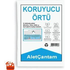 Resim Alet Çantam Koruyucu Hışır Örtü Boya Naylonu 10M² (4mt X2.5mt) 