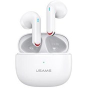 Resim Usams NX10 Çift Mikrofonlu BT5.2 TWS Bluetooth Kulaklık Beyaz 