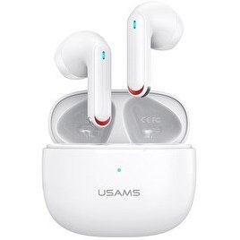 Resim Usams NX10 Çift Mikrofonlu BT5.2 TWS Bluetooth Kulaklık Beyaz 