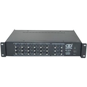 Resim West Sound Mt 2216 A B 6 Kanal Acil Anons Uyumlu Mikser Ünitesi 