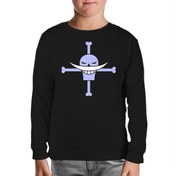 Resim One Piece - Roger Siyah Çocuk Sweatshirt 